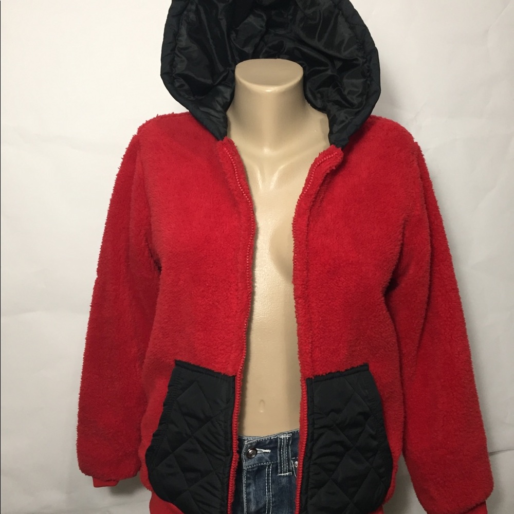 Jacket Hoodie Women BLUE GEAR Full Zip. Size L.New